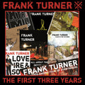 the album cover for Frank Turner - First Three Years [Import]