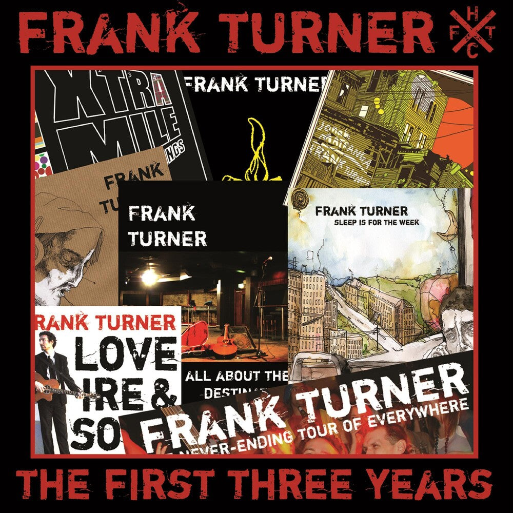 the album cover for Frank Turner - First Three Years [Import]