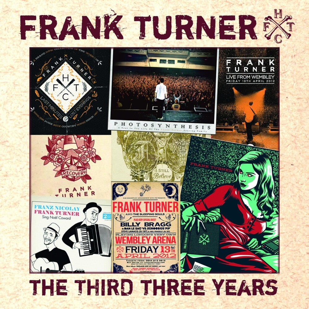 the album cover for Frank Turner - The Third Three Years