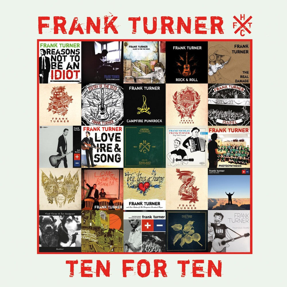 the album cover for Frank Turner - Ten For Ten