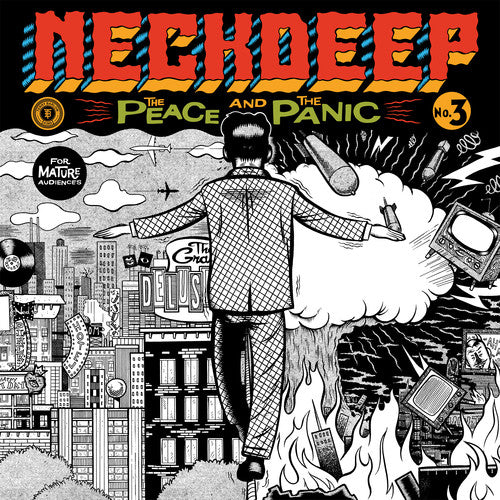 the album cover for Neck Deep - The Peace and The Panic [White LP]