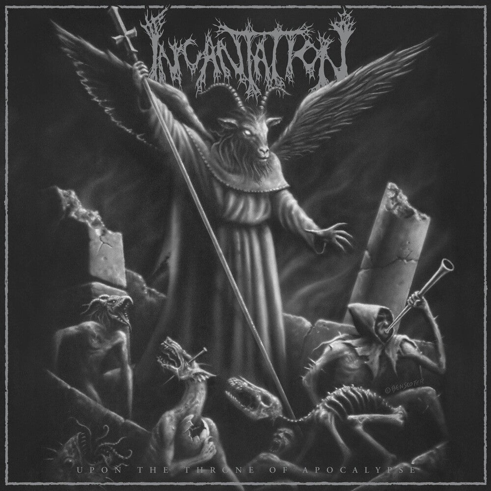 the album cover for Incantation - Upon the Throne of Apocalypse (Reissue) [LP]