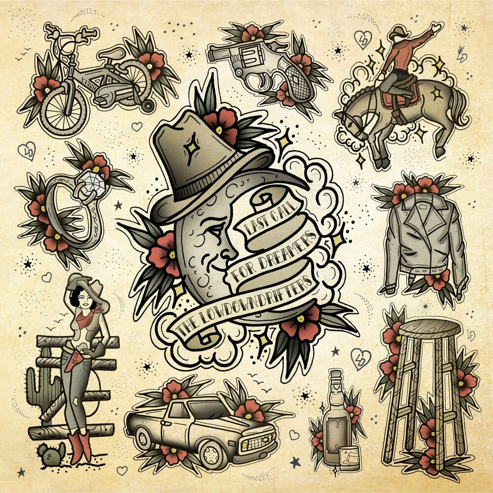 the album cover for Lowdown Drifters - Last Call For Dreamers