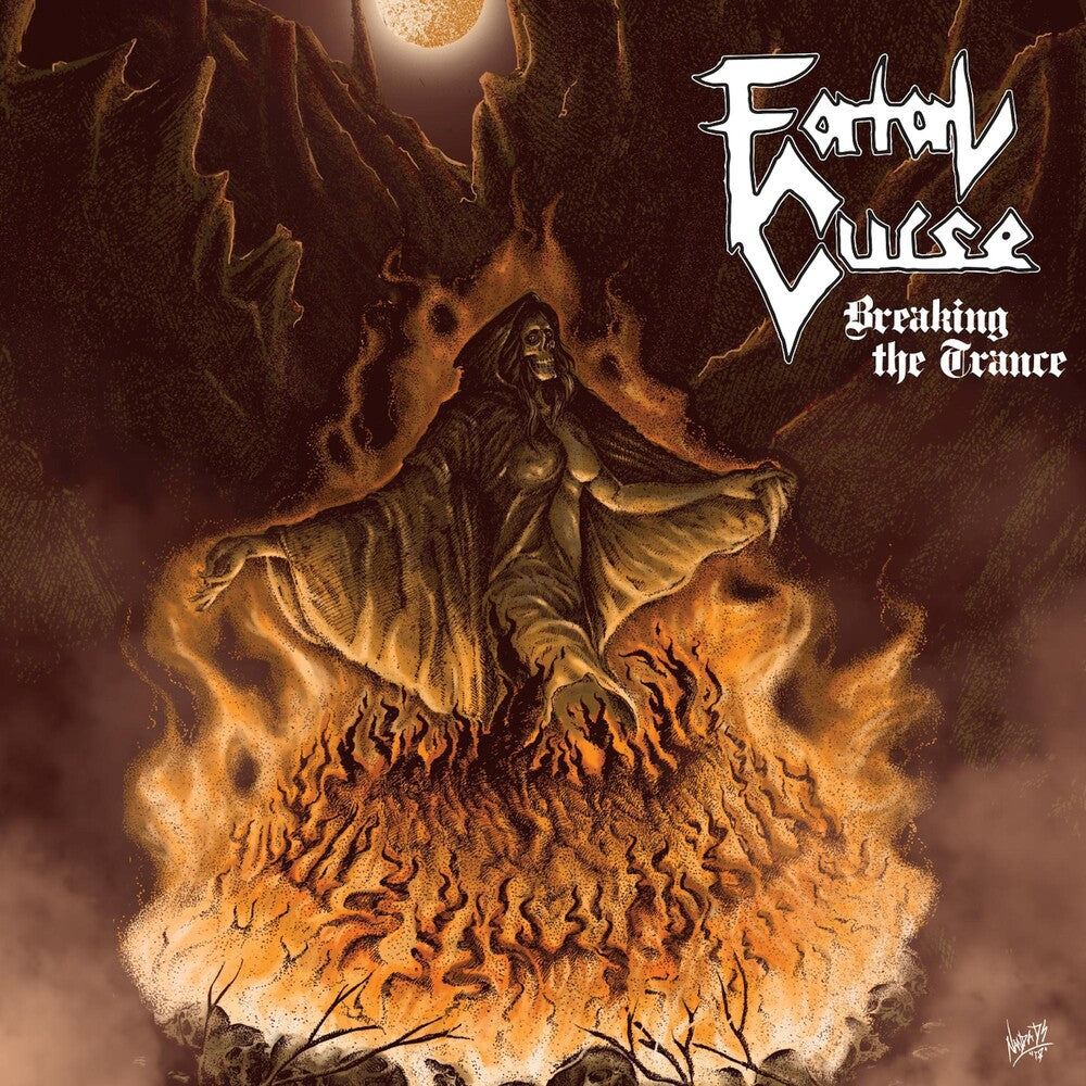 the album cover for Fatal Curse - Breaking The Trance