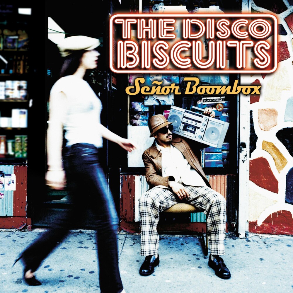 the album cover for Disco Biscuits - Senor Boombox