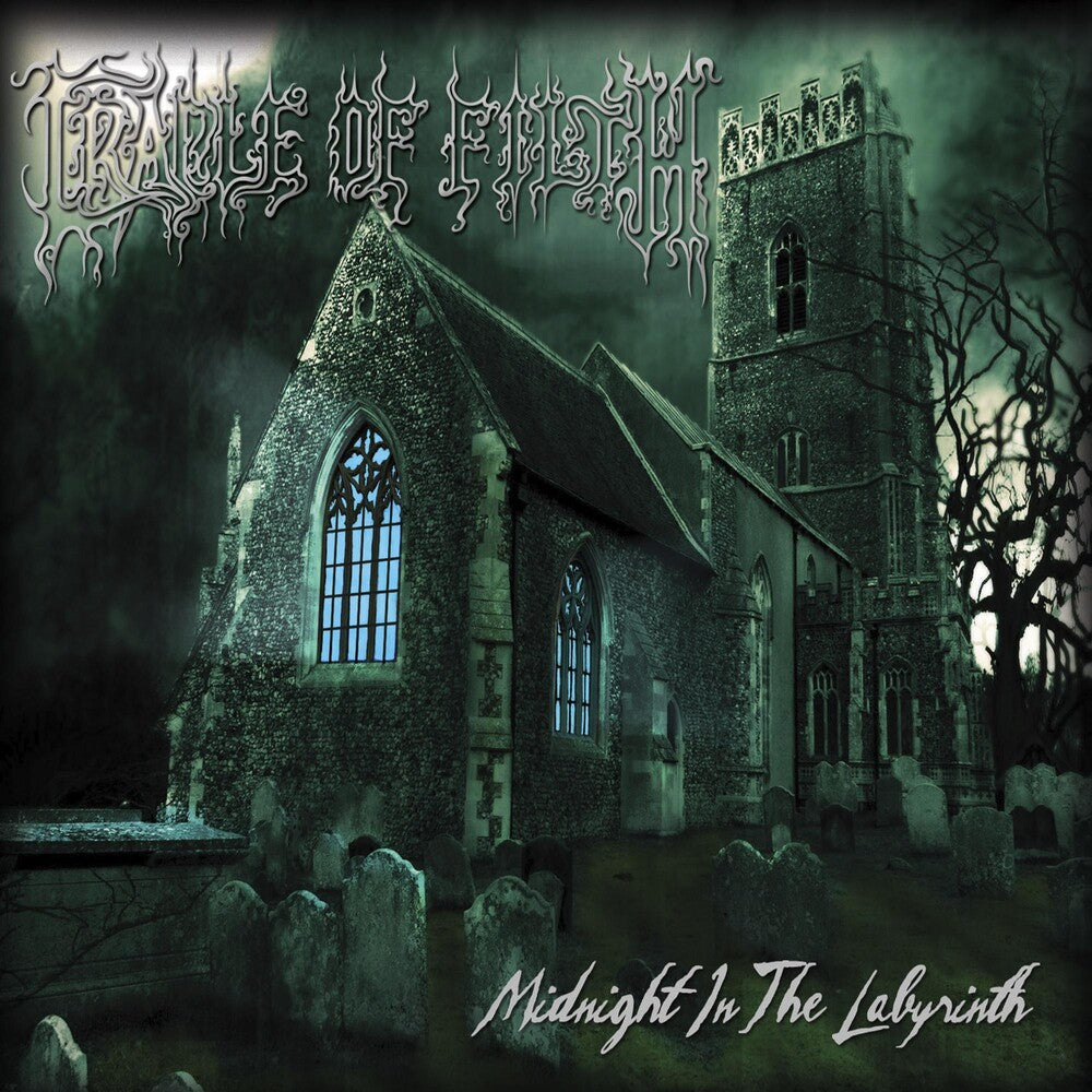 the album cover for Cradle Of Filth - Midnight In The Labyrinth [LP]