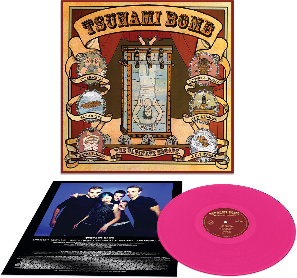 the album cover for Tsunami Bomb - Ultimate Escape [Colored Vinyl] [Limited Edition] (Red) [Reissue]