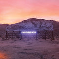 the album cover for Arcade Fire - Everything Now [Orange Vinyl] - Single