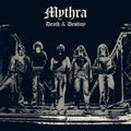 the album cover for Mythra - Death and Destiny - 40th Anniversary Edition