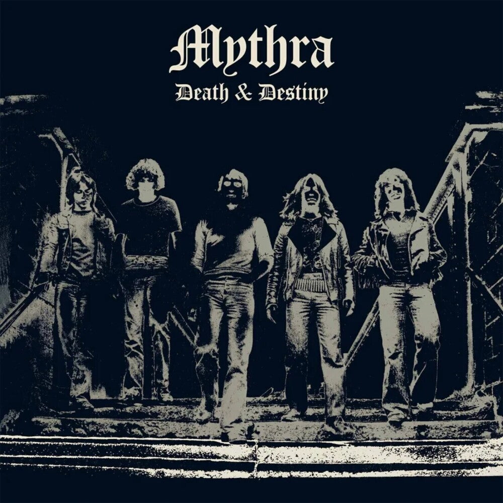 the album cover for Mythra - Death and Destiny - 40th Anniversary Edition