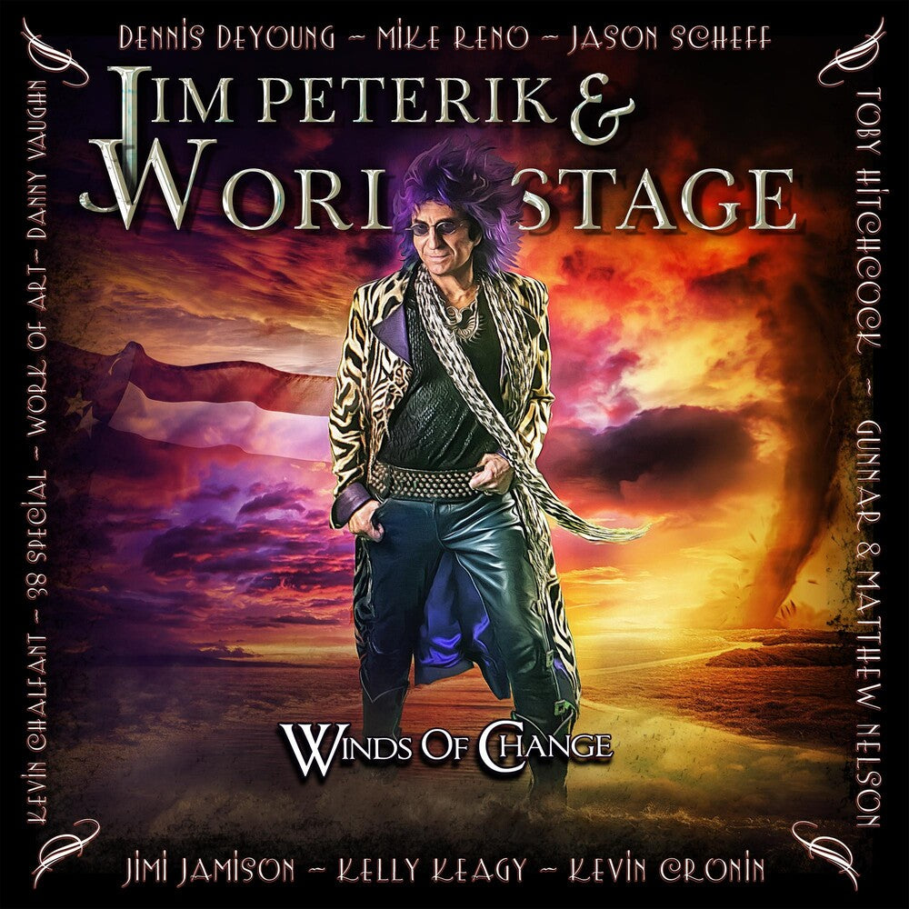 the album cover for Jim Peterik - Winds Of Change