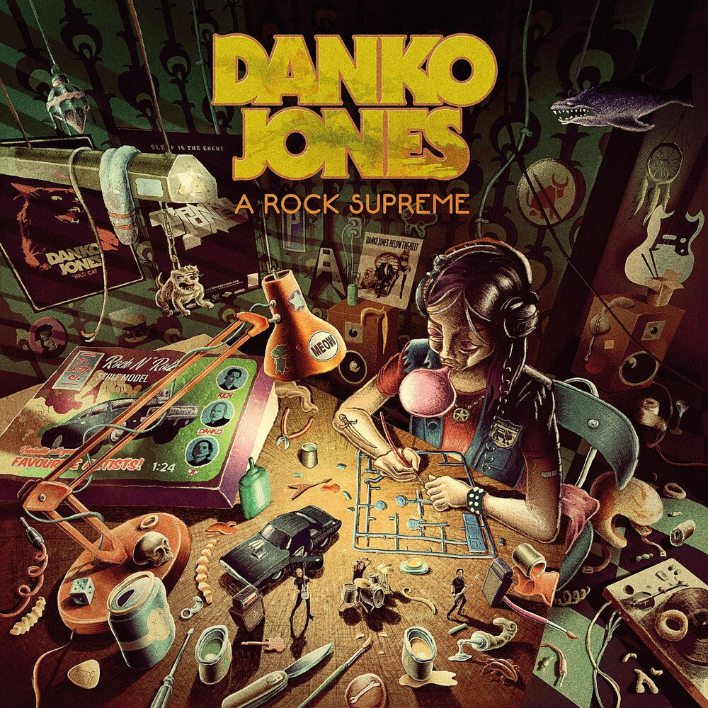 the album cover for Danko Jones - Rock Supreme