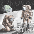 the album cover for Chad Daniels - Footprints On The Moon