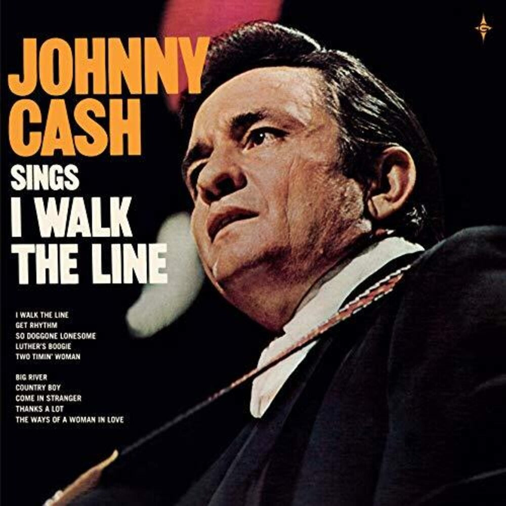 the album cover for Johnny Cash - I Walk The Line [Import LP]