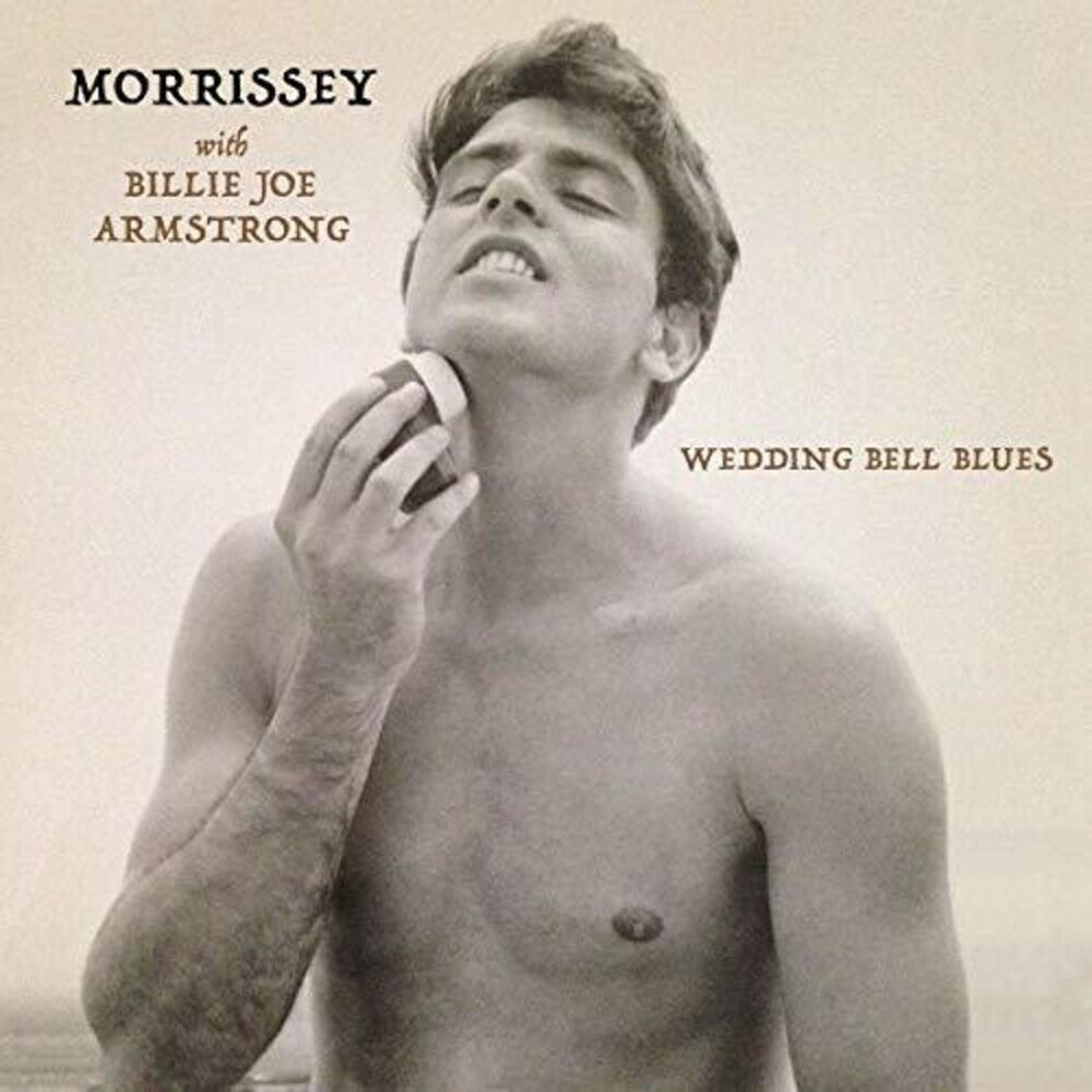 the album cover for Morrissey - Wedding Bell Blues [Clear Yellow Vinyl Single]