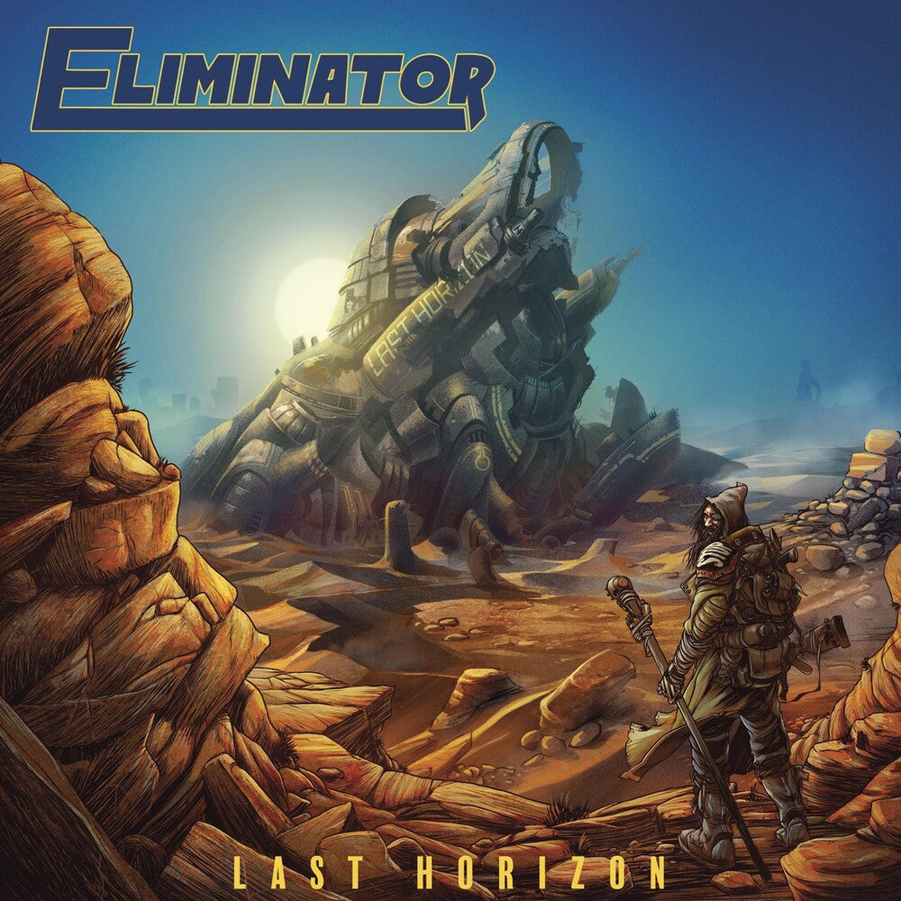 the album cover for Eliminator - Last Horizon