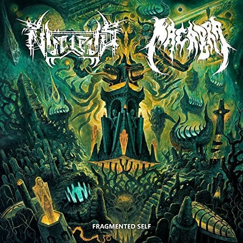 the album cover for Nucleus / Macabra - Fragmented Self