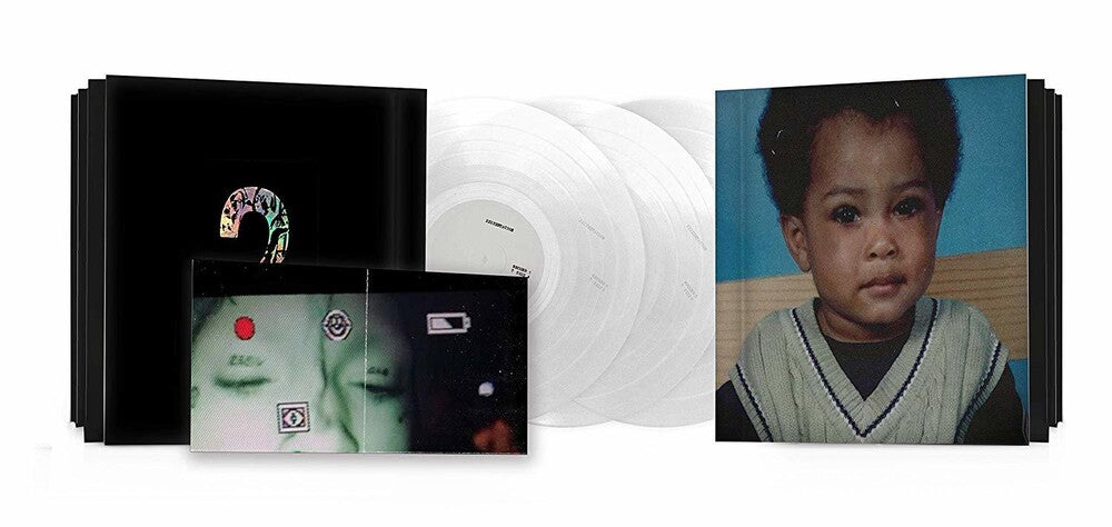 the album cover for XXXTentacion - ?: Deluxe [Crystal Clear 3LP Box Set]