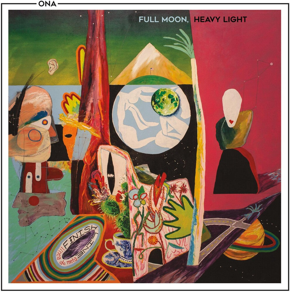 the album cover for Ona - Full Moon, Heavy Light [LP]