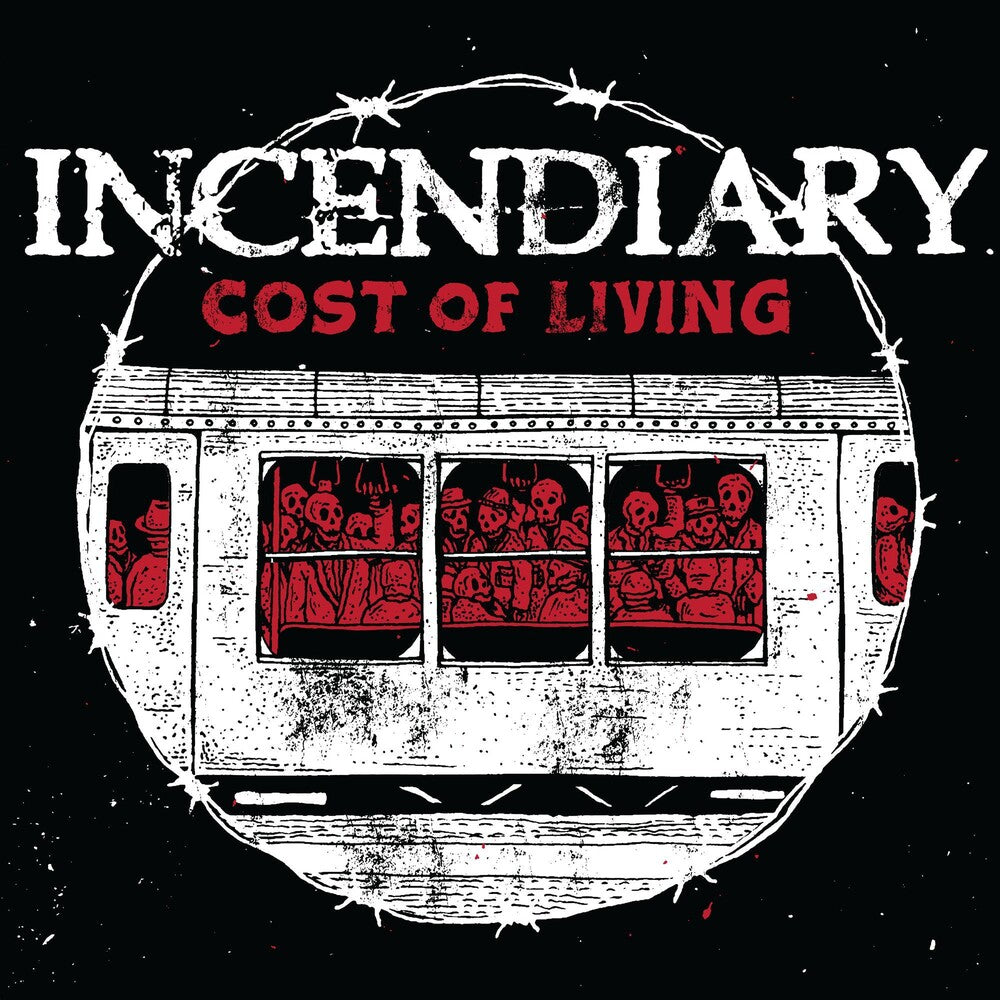 the album cover for Incendiary - Cost Of Living
