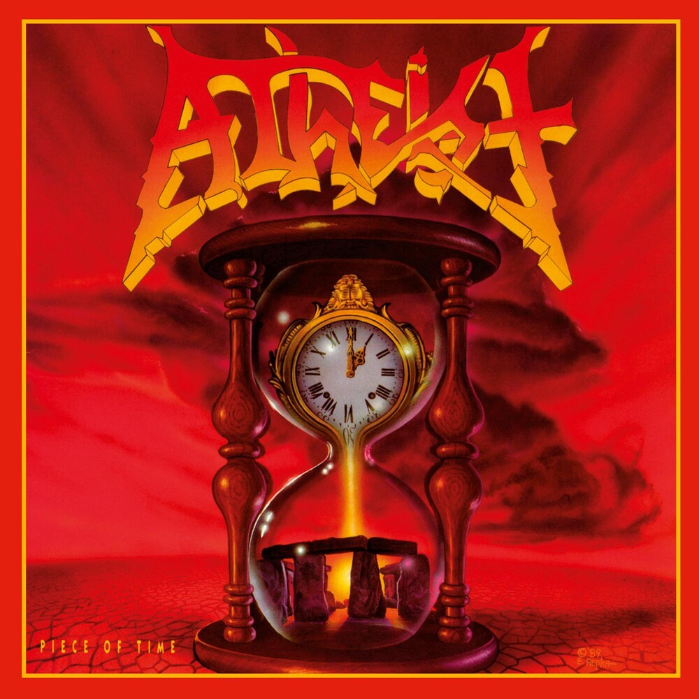 the album cover for Atheist - Piece Of Time [Colored Vinyl] [Limited Edition] (Ylw)
