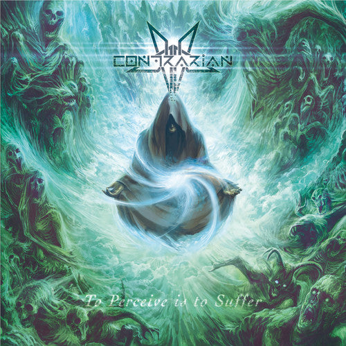 the album cover for Contrarian - To Perceive Is To Suffer