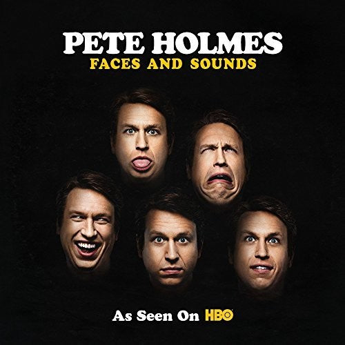 the album cover for Pete Holmes - Faces & Sounds