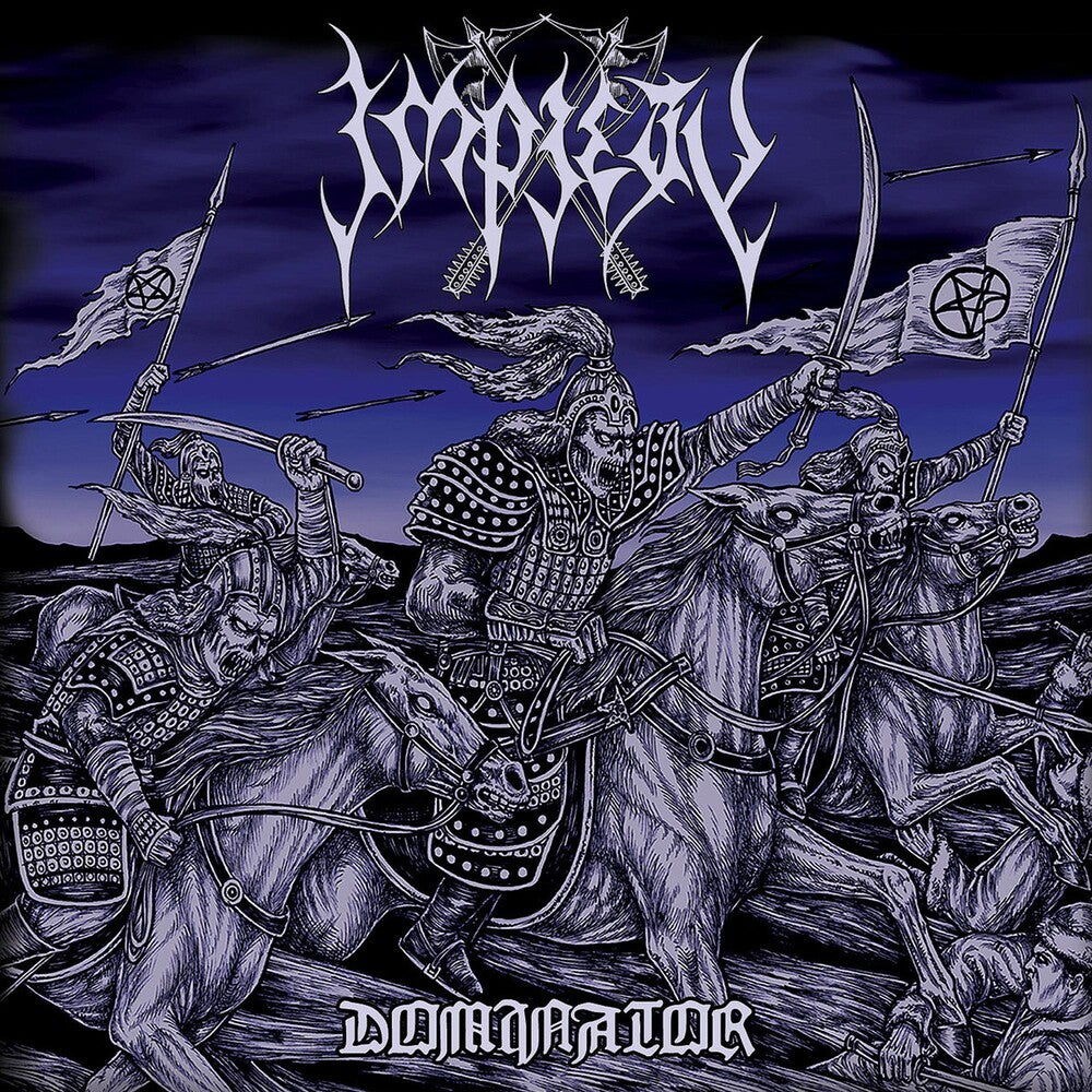 the album cover for Impiety - Dominator