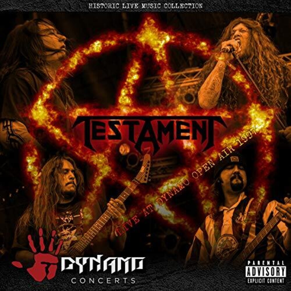 the album cover for Testament - Live At Dynamo Open Air 1997