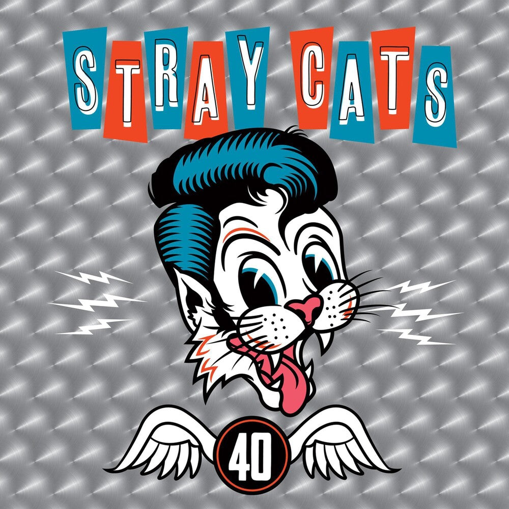 the album cover for Stray Cats - 40 [LP]