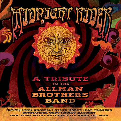 the album cover for Midnight Rider-Tribute To The Allman Brothers Band - Midnight Rider - Tribute To The Allman Brothers Band / Various