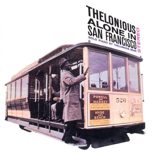the album cover for Thelonious Monk - Thelonious Alone In San Francisco [LP]