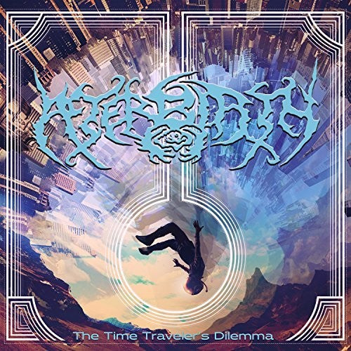 the album cover for Afterbirth - The Time Traveler's Dilemma