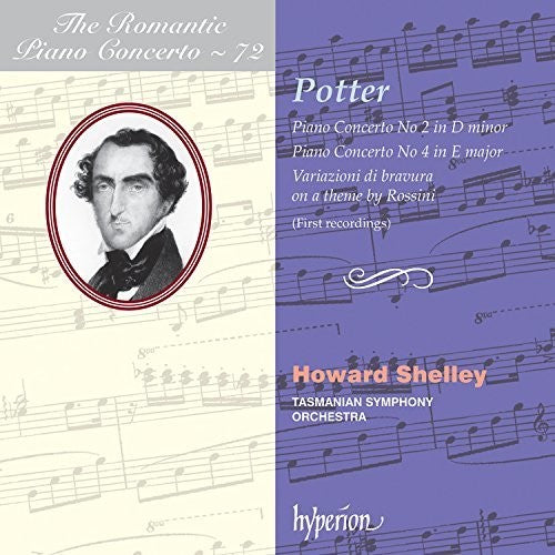 the album cover for Howard Shelley - The Romantic Piano Concerto,Vol.72