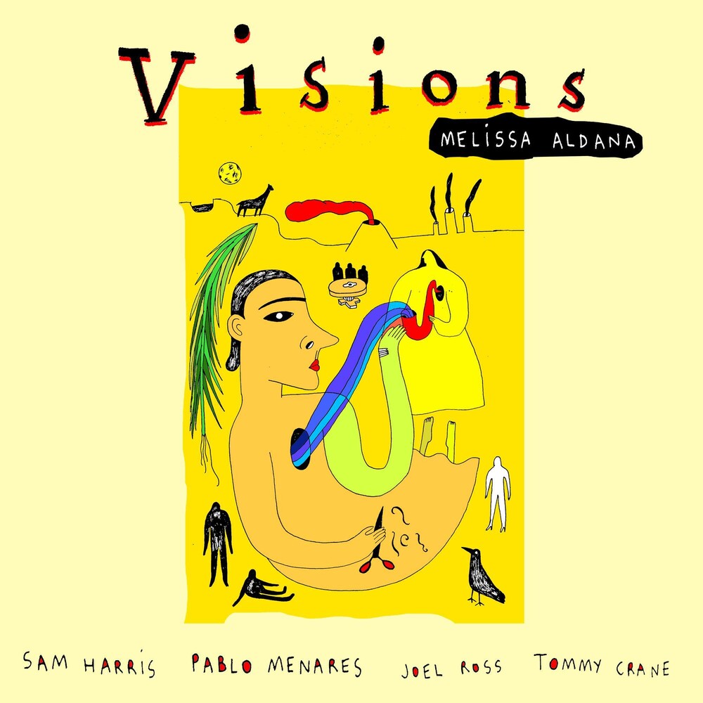 the album cover for Melissa Aldana - Visions