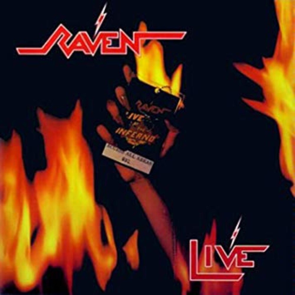 the album cover for Raven - Live At The Inferno [LP]