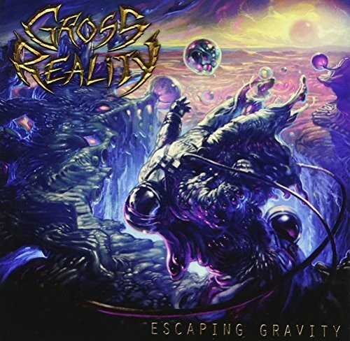 the album cover for Gross Reality - Escaping Gravity