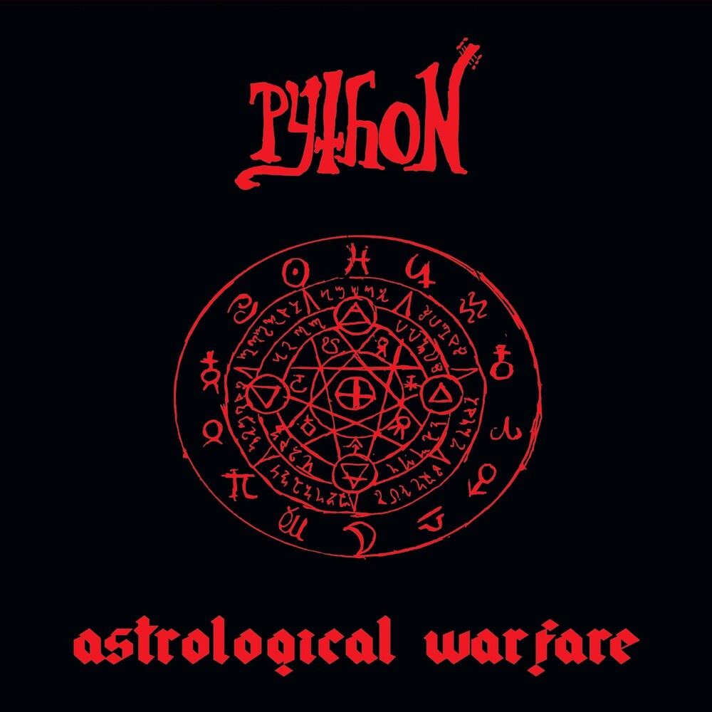 the album cover for Python - Astrological Warfare