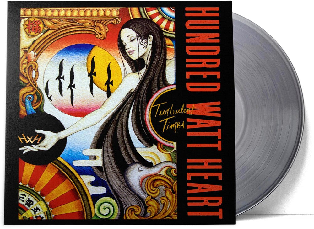 the album cover for Hundred Watt Heart - Turbulent Times [Clear Vinyl] [180 Gram]