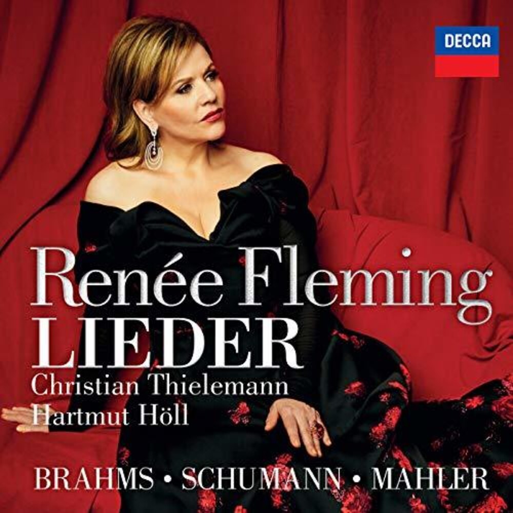 the album cover for RENEE FLEMING - Brahms Schumann & Mahler: Lieder