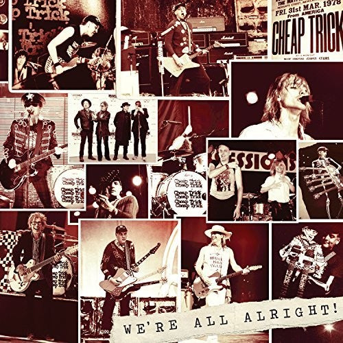 the album cover for Cheap Trick - We're All Alright! [Deluxe Edition LP]