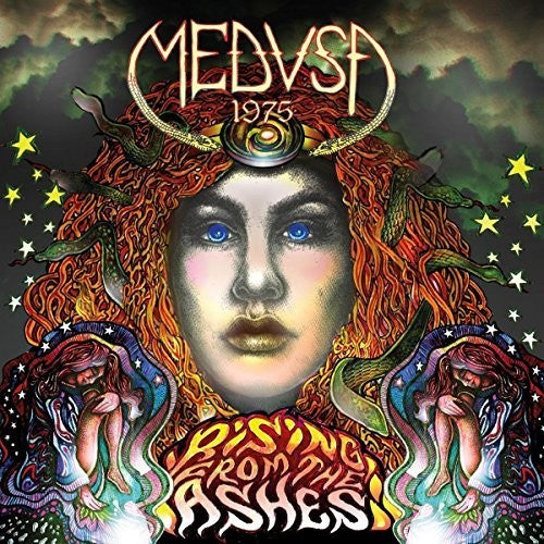 the album cover for Medusa 1975 - Risng From The Ashes