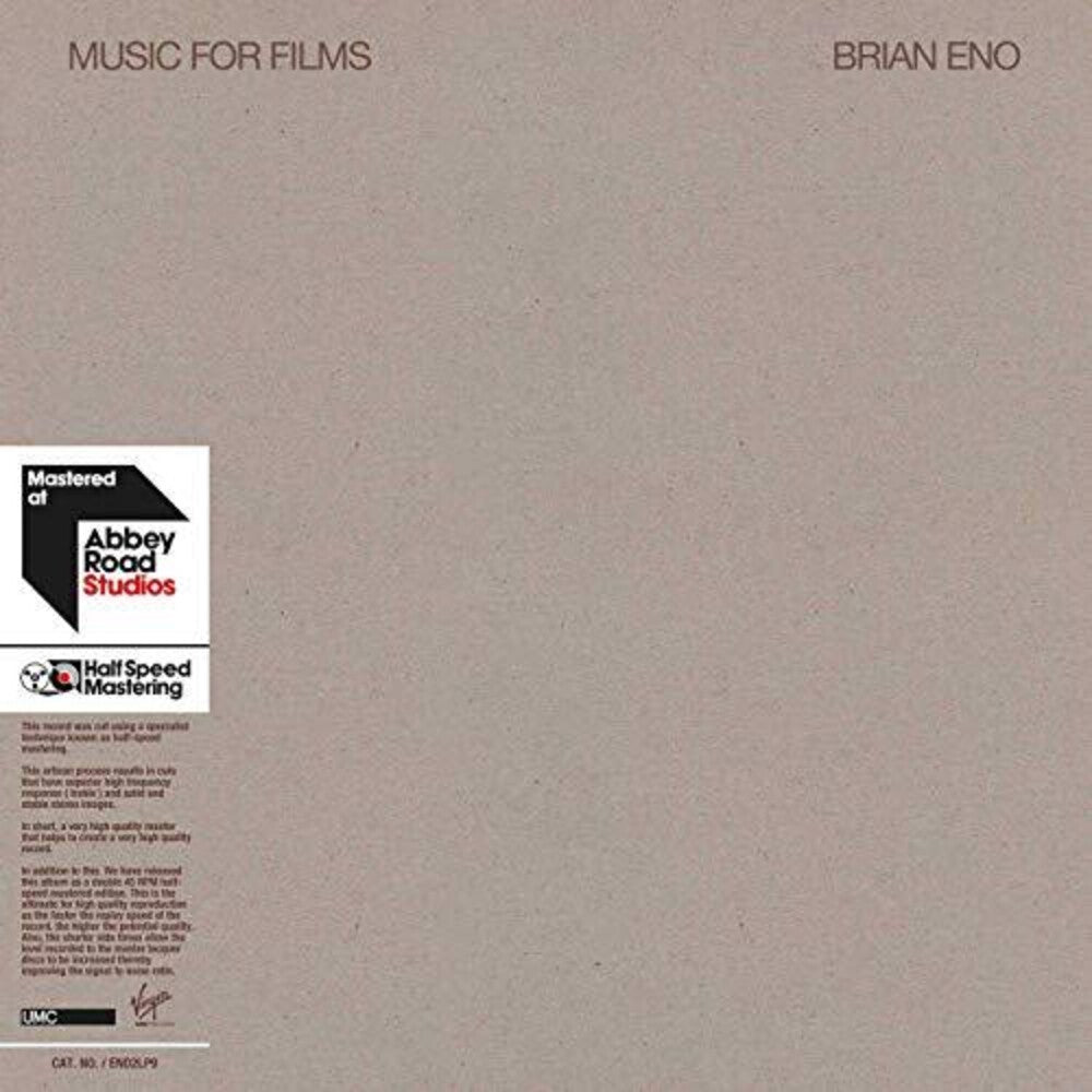 the album cover for Brian Eno - Music For Films [Import LP]