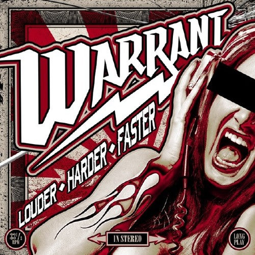 the album cover for Warrant - Louder Harder Faster (Blk) (Gate) [Limited Edition]