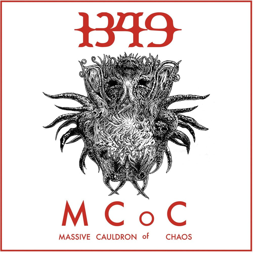 the album cover for 1349 - Massive Cauldron Of Chaos [Limited Edition Green LP]