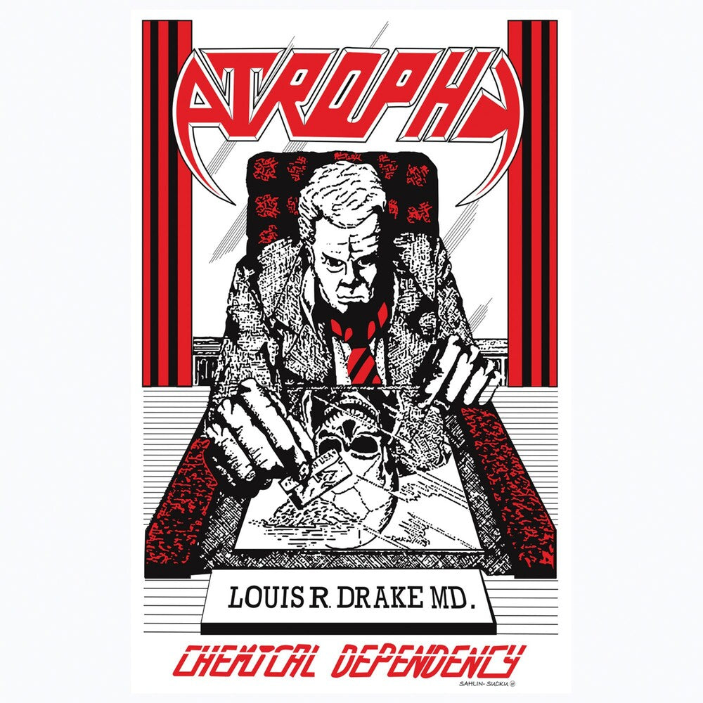 the album cover for Atrophy - Chemical Dependency