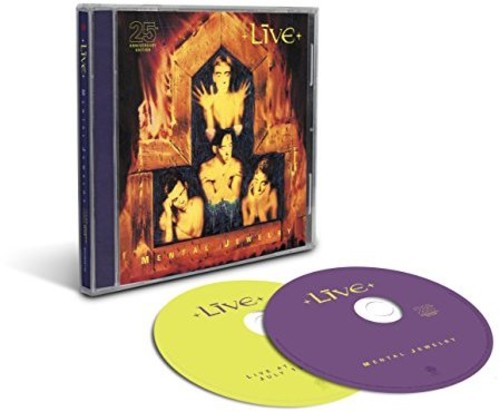 the album cover for Live - Mental Jewelry: 25th Anniversary Edition [2CD Deluxe Edition]