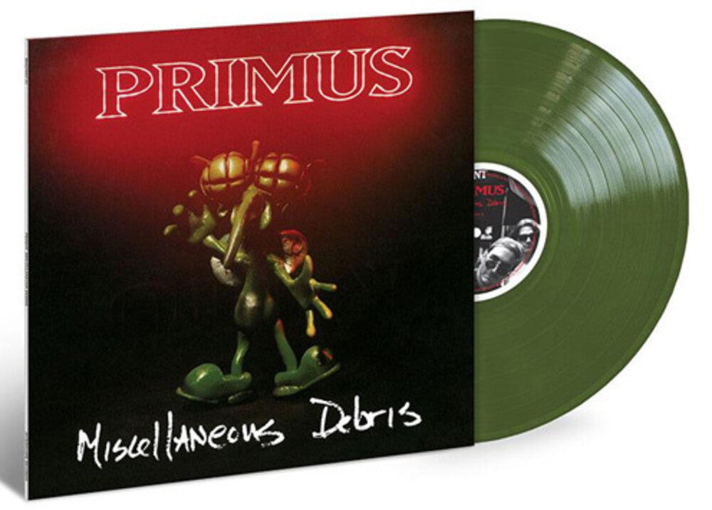 the album cover for Primus - Miscellaneous Debris EP [Olive Green Vinyl]