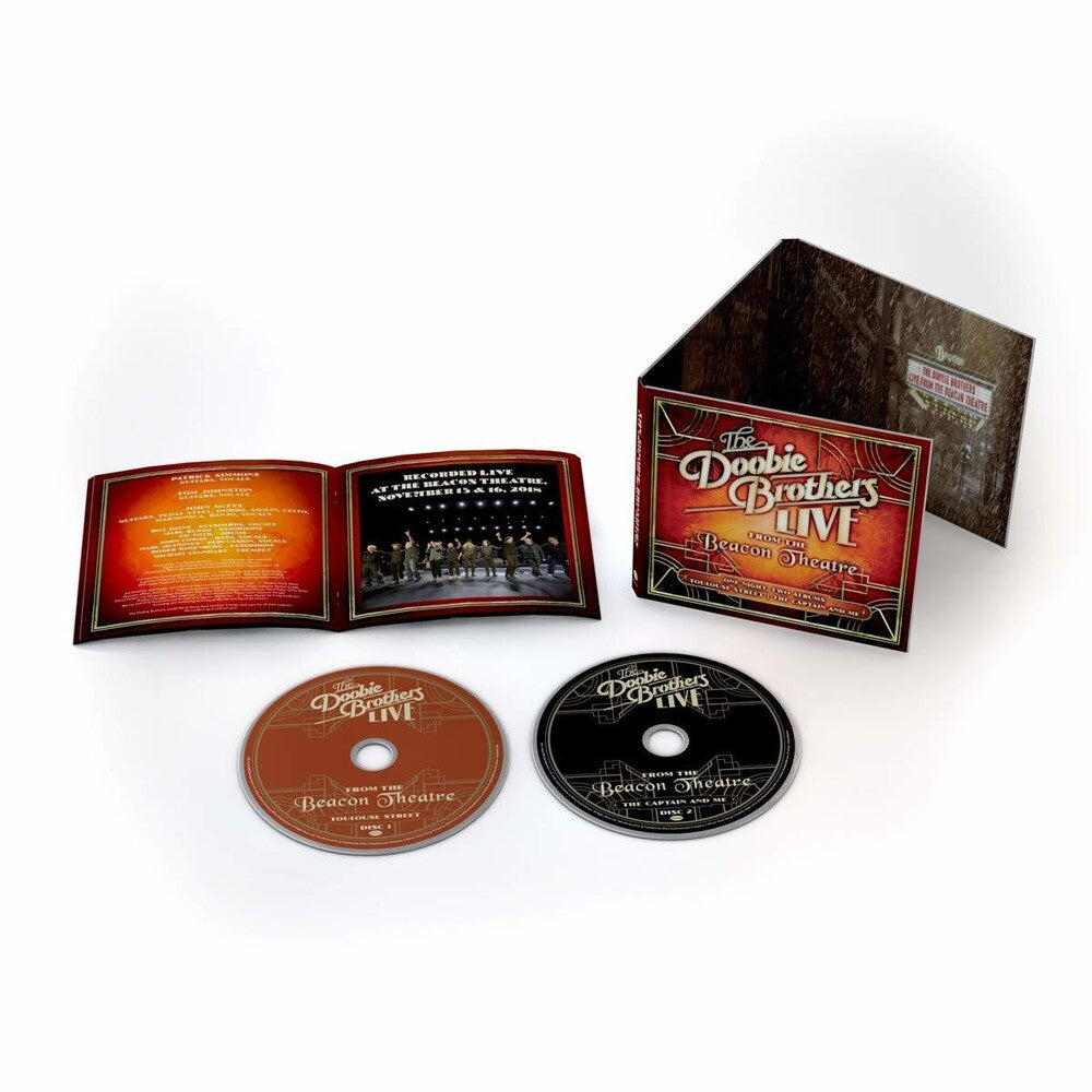 the album cover for The Doobie Brothers - Live From The Beacon Theatre [2CD]