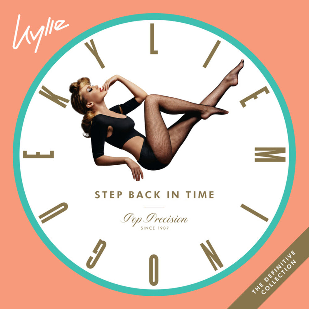 the album cover for Kylie Minogue - Step Back In Time: The Definitive Collection [Limited Edition Green 2LP]